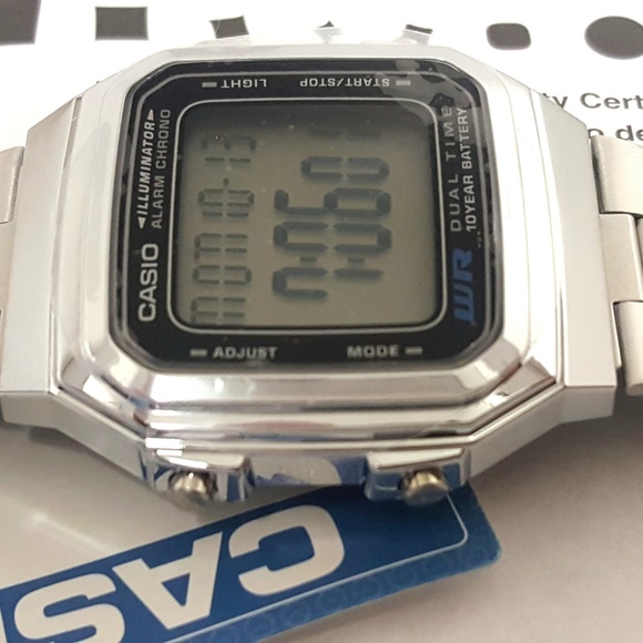 Casio Digital Stainless Steel Watch Alarm N more - Picture 3 of 4